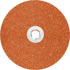 3M - 7" Diam 7/8" Hole 80+ Grit Fiber Disc - Ceramic, 8,600 Max RPM, Series 787C - Americas Industrial Supply