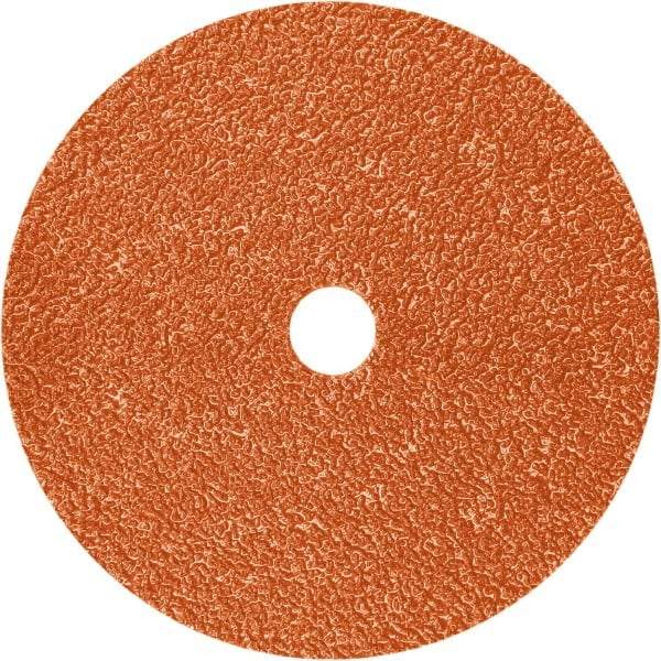 3M - 5" Diam 36+ Grit Fiber Disc - Ceramic, 12,000 Max RPM, Series 787C - Americas Industrial Supply