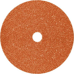 3M - 5" Diam 36+ Grit Fiber Disc - Ceramic, 12,000 Max RPM, Series 787C - Americas Industrial Supply
