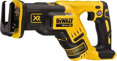 DeWALT - 20V, 0 to 2,900 SPM, Cordless Reciprocating Saw - 1-1/8" Stroke Length, 14-1/2" Saw Length, 1 Lithium-Ion Battery Not Included - Americas Industrial Supply