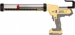 DeWALT - 29 oz Full Barrel Battery Caulk/Adhesive Applicator - Use with 10 to 20 oz Sausage Packs - Americas Industrial Supply