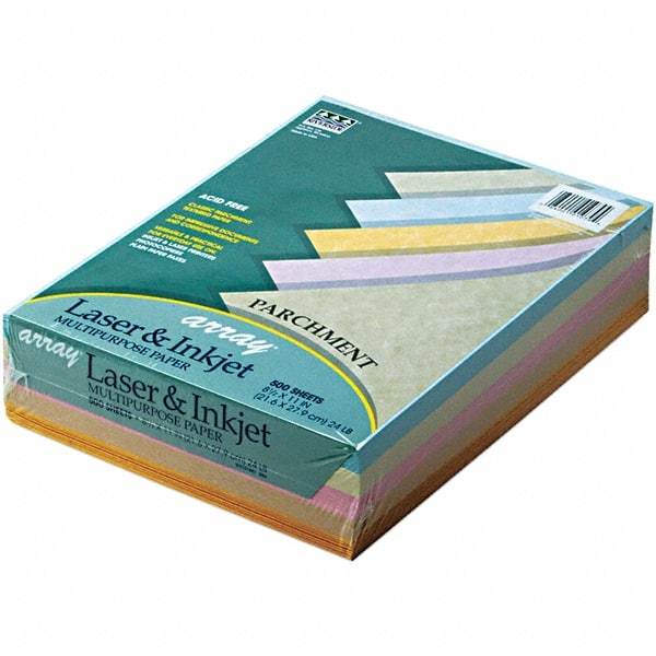 Pacon - 8-1/2" x 11" Assorted Colors Colored Copy Paper - Use with Laser Printers, Copiers, Inkjet Printers - Americas Industrial Supply