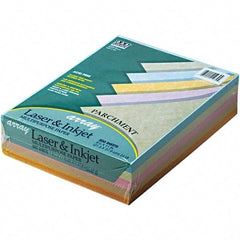 Pacon - 8-1/2" x 11" Assorted Colors Colored Copy Paper - Use with Laser Printers, Copiers, Inkjet Printers - Americas Industrial Supply