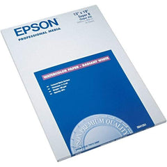 Epson - 13" x 19" White Photo Paper - Use with Inkjet Printers - Americas Industrial Supply