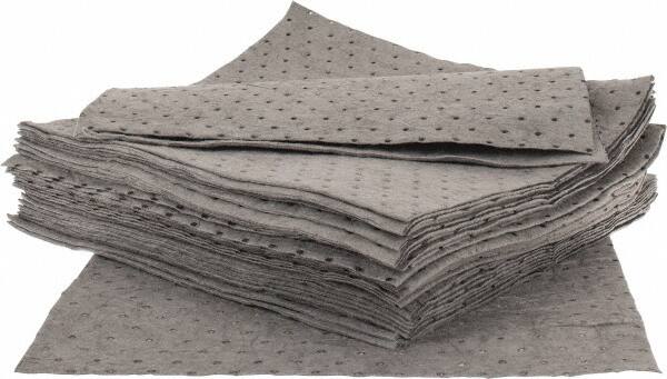 PRO-SAFE - 22 Gal Capacity per Package, Universal Pad - 17" Long x 15" Wide, Polypropylene - Americas Industrial Supply