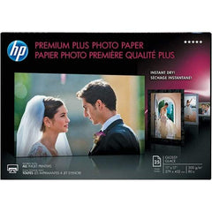 Hewlett-Packard - 11" x 17" White Photo Paper - Use with Inkjet Printers - Americas Industrial Supply