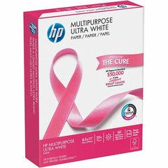 Hewlett-Packard - 8-1/2" x 11" White Copy Paper - Use with Copiers, Inkjet Printers, Laser Printers, Fax Machines - Americas Industrial Supply