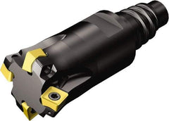 Sandvik Coromant - 5 Inserts, 0.6535" Cutter Diam, 0.85mm Max Depth of Cut, Indexable High-Feed Face Mill - Series CoroMill 415 - Americas Industrial Supply