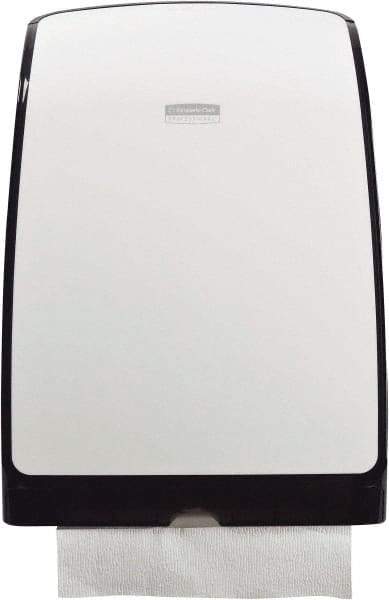 Kimberly-Clark Professional - Manual, Plastic Paper Towel Dispenser - 13.67" High x 9.83" Wide x 2.88" Deep, White - Americas Industrial Supply