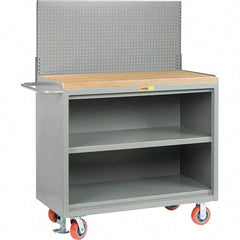 Little Giant - 3,600 Lb Capacity Mobile Service Bench - 53" Wide x 24" Deep x 43" High, Steel, Gray - Americas Industrial Supply