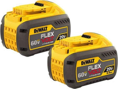 DeWALT - 60 Volt Lithium-Ion Power Tool Battery - 9 Ahr Capacity, 2 hr Charge Time, Series 20/60 FLEXVOLT - Americas Industrial Supply