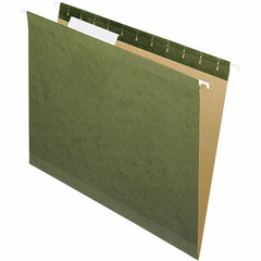 Pendaflex - 8-1/2 x 11", Letter Size, Standard Green, Hanging File Folder - 11 Point Stock, 1/3 Tab Cut Location - Americas Industrial Supply