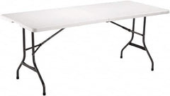 ALERA - 30" Long x 71" Wide x 29" High, Folding Table - White - Americas Industrial Supply