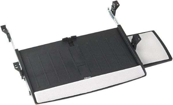 FELLOWES - Black Keyboard Drawer - Use with Keyboard - Americas Industrial Supply