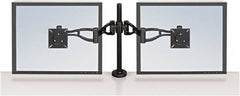 FELLOWES - Black Desk Mount Monitor Arm - Use with Monitor - Americas Industrial Supply