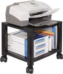 Kantek - Black Printer/Copier Stand - Use with Printer, Paper - Americas Industrial Supply