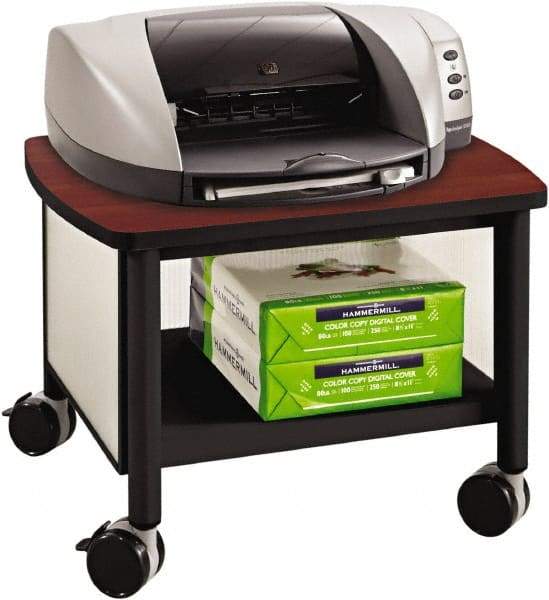 Safco - Black & Cherry Case/Stand - Use with Office Machines - Americas Industrial Supply