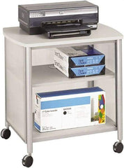 Safco - Gray Case/Stand - Use with Printer, Office Machines - Americas Industrial Supply