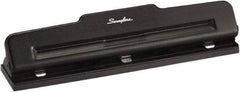 Swingline - Paper Punches Type: 10 Sheet Three-Hole Punch Color: Black - Americas Industrial Supply