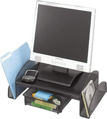 Safco - Black Printer/Copier Stand - Use with Monitor - Americas Industrial Supply