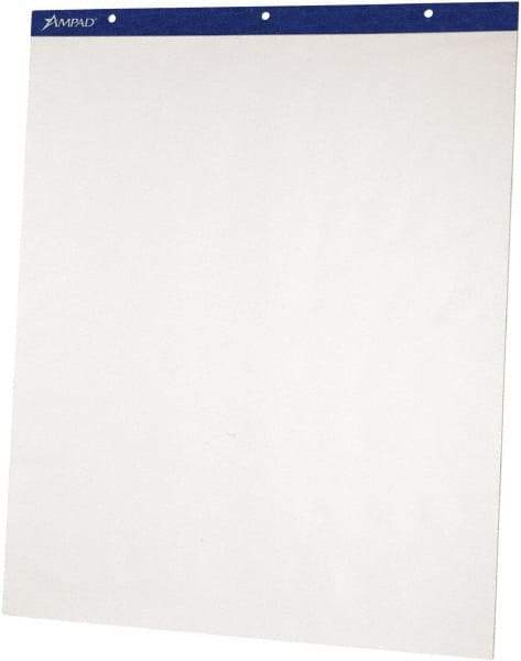 AMPAD - Flip Charts, Unruled, 27 x 34, White, 50 Sheets, 2/Pack, Flip Chart Easel - Use with Whiteboards, Chalkboards, Walls, Easel St&s - Americas Industrial Supply