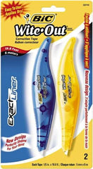 Bic - 1/5" x 236" Correction Tape Non-Refillable - Americas Industrial Supply