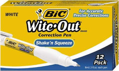 Bic - Correction Fluids Pen Applicator - 8 ml - Americas Industrial Supply