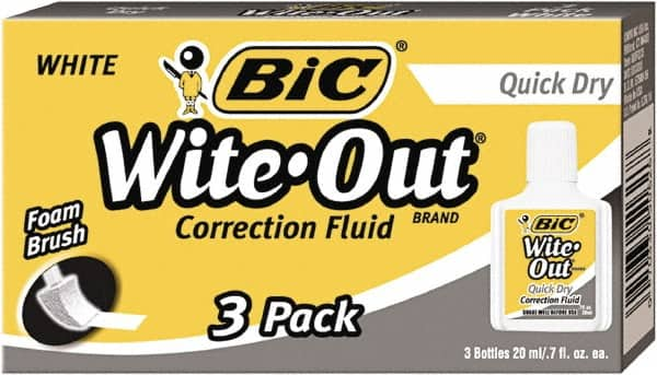 Bic - Correction Fluids Foam Applicator - 20 ml - Americas Industrial Supply