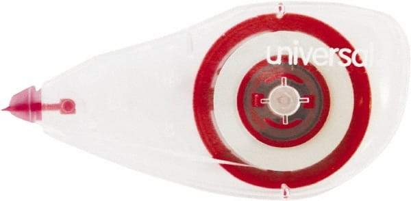 UNIVERSAL - 1/4" x 275" Correction Tape Non-Refillable - Americas Industrial Supply