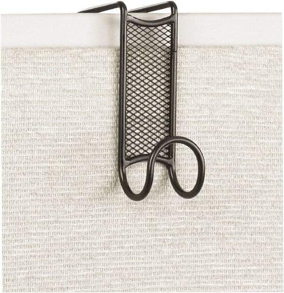 Safco - 1 Hooks, 4-1/4" Long x 1-3/4" Deep, Steel Over the Door Double Hook - 5" High - Americas Industrial Supply