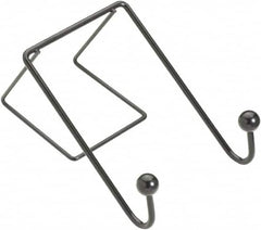 FELLOWES - 2 Hooks, 4" Long x 5-1/8" Deep, Metal Double Wall Hook - 6" High - Americas Industrial Supply