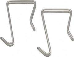 ALERA - 1/2" Long x 3-1/8" Deep, Steel Over the Panel Hook - 4-3/4" High - Americas Industrial Supply