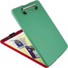 Saunders - 1-1/4" Long x 9-1/2" Wide, Clip Board - Red/Green - Americas Industrial Supply