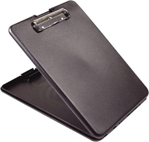 Saunders - 1-1/4" Long x 9-1/2" Wide, Clip Board - Black - Americas Industrial Supply