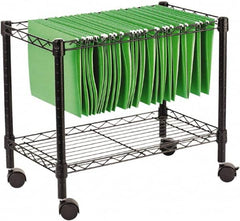 ALERA - 250 Lb Capacity, 24" Wide x 14" Long x 21" High File Cart - 1 Shelf, Steel - Americas Industrial Supply