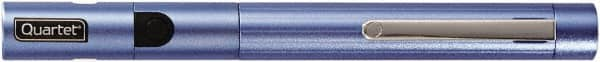 Quartet - Metal Pen Size Laser Pointer - Blue, 2 AAA Batteries Included - Americas Industrial Supply