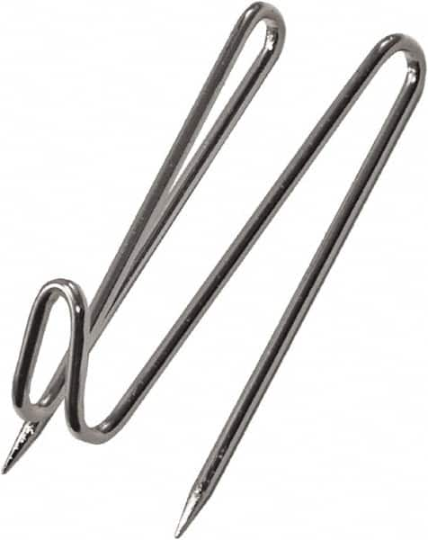 ADVANTUS - 25 Hooks, 1" Long x 1" Deep, Metal Hook Panel - 2-1/2" High - Americas Industrial Supply