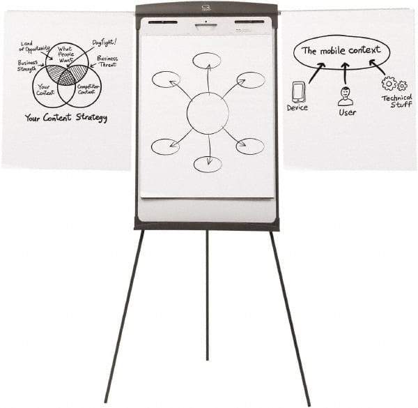 Quartet - Dry Erase Easel - 42 to 72" High - Americas Industrial Supply