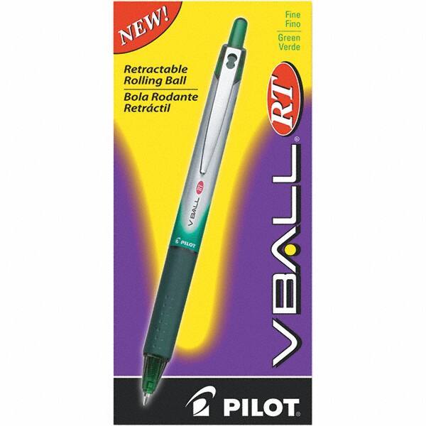 Pilot - Conical Roller Ball Pen - Green - Americas Industrial Supply