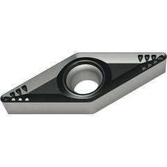 Walter - VCMT222 RM4 Grade WSM30S Carbide Turning Insert - 35° Diamond, 1/4" Inscr Circle, 1/8" Thick, 1/32" Corner Radius - Americas Industrial Supply