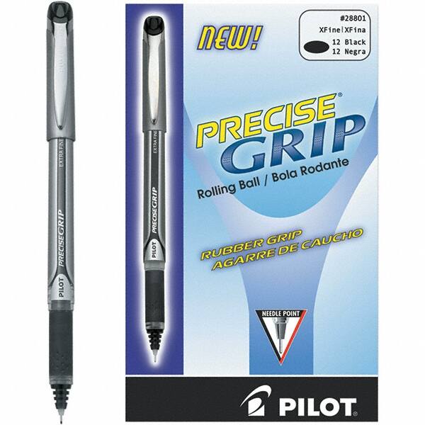 Pilot - Precision Point Roller Ball Pen - Black - Americas Industrial Supply