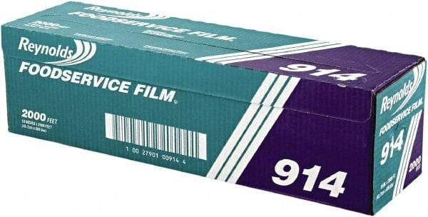 Reynolds - PVC Film Roll with Cutter Box, 18" x 2,000', Clear - Use with Food Protection - Americas Industrial Supply