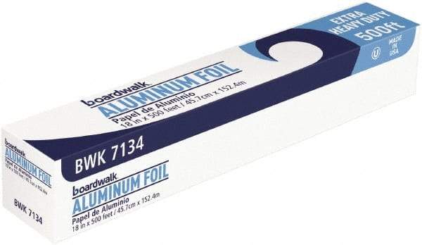 Boardwalk - Extra Heavy-Duty Aluminum Foil Roll, 18" x 500', Silver - Use with Food Protection - Americas Industrial Supply