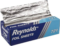 Reynolds - Interfolded Aluminum Foil Sheets, 12 x 10-3/4, Silver, 500/Box, 6 Boxes/Carton - Use with Food Protection - Americas Industrial Supply