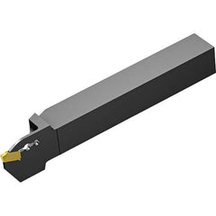Sandvik Coromant - 10mm Max Depth, 0 to 1" Width, External Left Hand Nonface Grooving Toolholder - Americas Industrial Supply