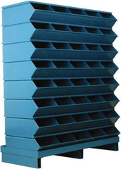 Stackbin - 8 Bin, Shelving Unit with Openings & Base - 37" Wide x 46-1/2" High - Americas Industrial Supply