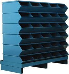 Stackbin - 6 Bin, Shelving Unit with Openings & Base - 37" Wide x 35-1/2" High - Americas Industrial Supply