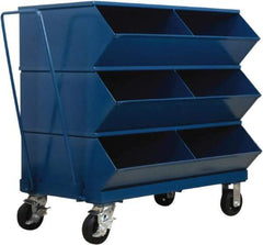 Stackbin - 3 Bin, Shelving Unit with Openings & Base - 37" Wide x 37-7/8" High - Americas Industrial Supply