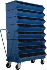 Stackbin - 8 Bin, Shelving Unit with Openings & Base - 37" Wide x 60-1/2" High - Americas Industrial Supply