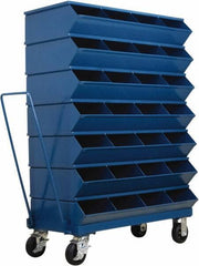 Stackbin - 7 Bin, Shelving Unit with Openings & Base - 37" Wide x 53-3/4" High - Americas Industrial Supply